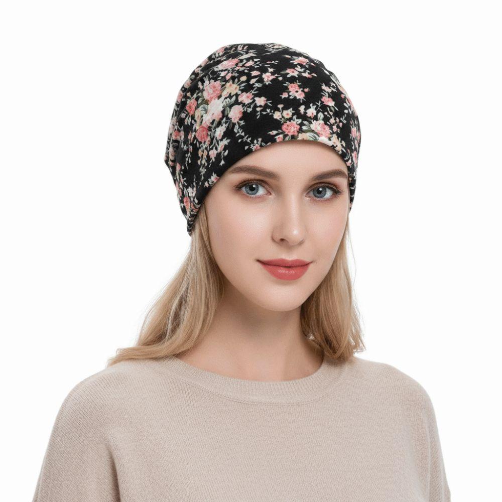Casual Wind Cotton Hat Bandana Spring Sleep Caps Beanies Headwrap Chemotherapy Hat Women National