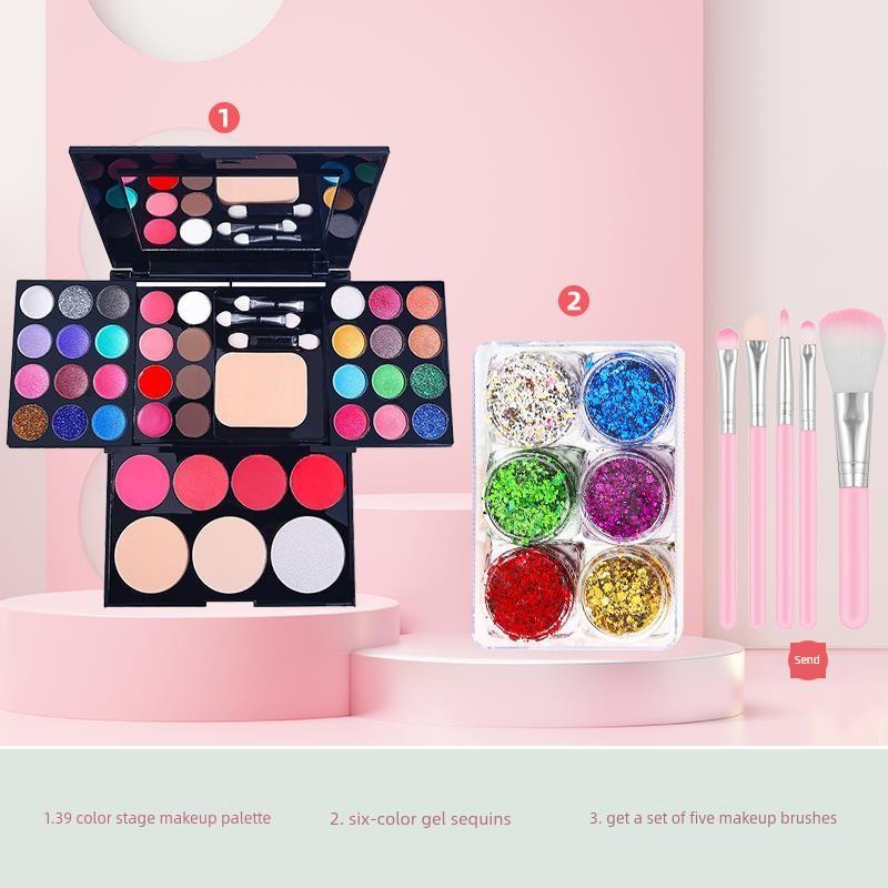 Stage Performance Makeup Eyeshadow Palette Pearlescent Color Special Makeup for Performances Non-Toxic Cosmetics