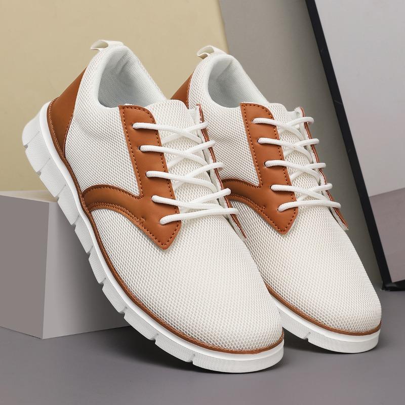 

New Fashion Men Casual Shoes Breathable Spring Male Canvas Shoes 39-48 Lace-up Vulcanized Shoes Lightweight Flexible Sneakers 39 сірий колір