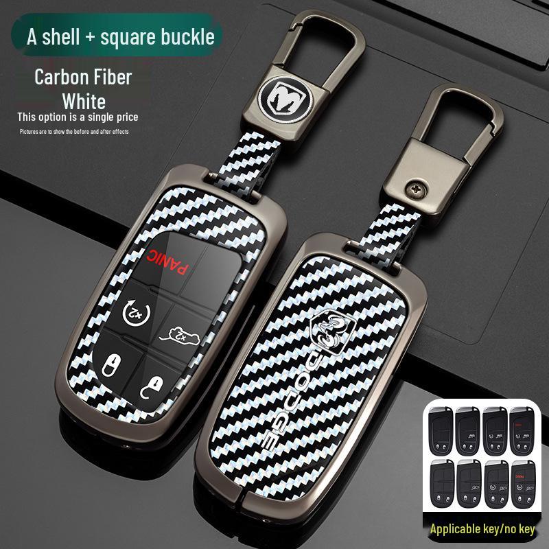 Dodge Journey Challenger RMA Ram Full-Cover Metal Key Case for Men