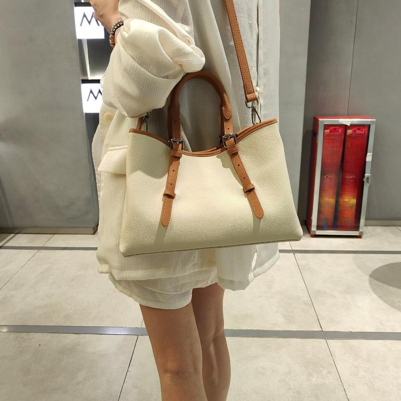 Leather Women's Bags Women's 2025 New Messenger High-end Commuting First-layer Cowhide Tote Bag Women's Handbag