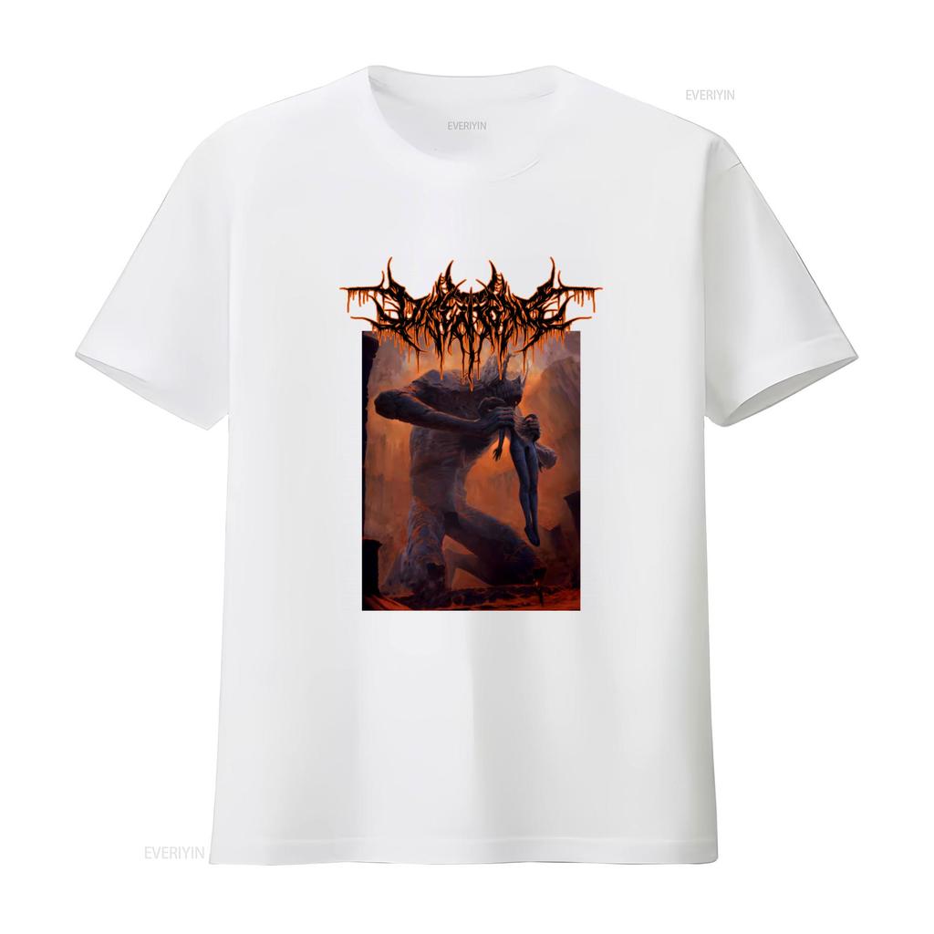 DISENTOMB The Decaying Light T Shirt Dark Fantasy Monster Art Print for Men Vintage Washed Stylish Top For Everyday Wear
