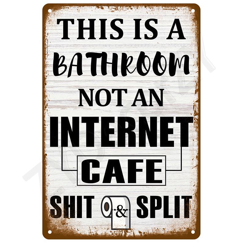 Metal Signs Vintage Metal Plates Posters Retro Wall Art Bar Accessories Mancave Tin Sign Room Luxury Home Decor Item Decorations