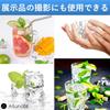 Ailunate Fake Ice Acrylic Crystal Ice for Food Photography and Display 30-Piece Cubes, Cubes, 18mm, 25mm, 30mm,