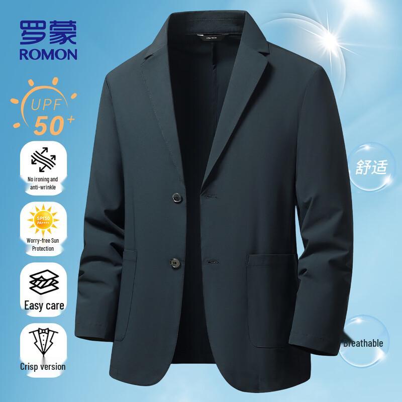 

ROMON Men s Ice Silk Sun Protection Casual Suit Jacket