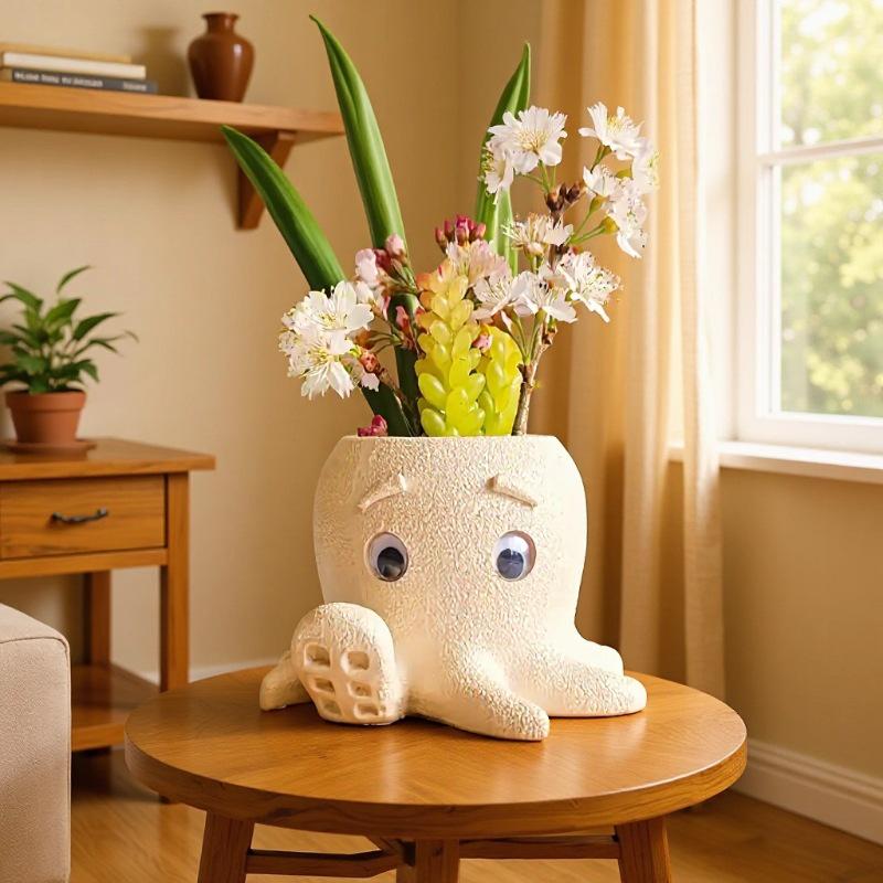 Creative Cross-Border Octopus Succulent Flower Pot Ornament