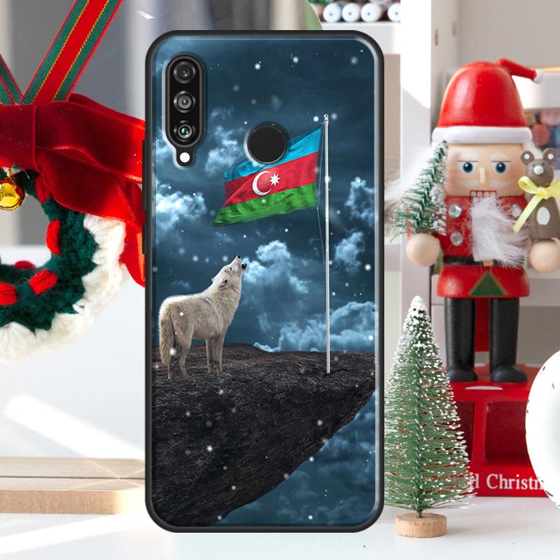 Azerbaijan Buta Flag For Huawei Nova 9 10 SE 11 Pro Y60 Y70 Y90 Y61 Y91 Y72 Y73 12i 11i 8i P20 P30 P40 Lite Case