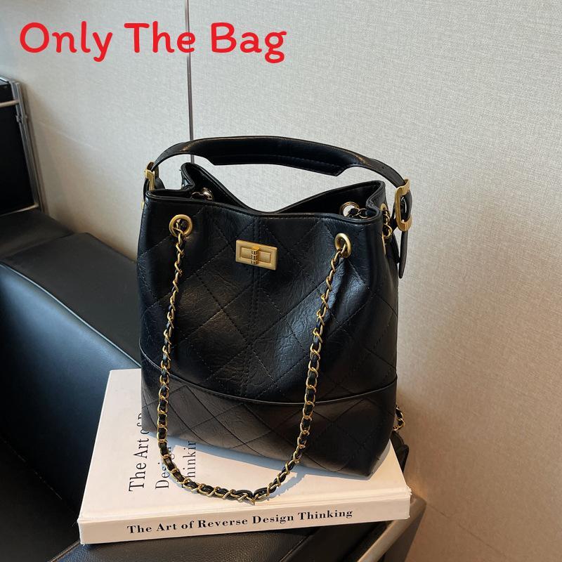 Elegant Pu Crossbody Bag With Quilted Chain Strap For Daily Office Use