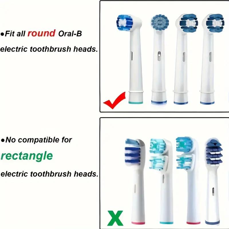 Zahnbürsten Staubschutzkappen Abdeckungen Kompatibel mit Braun Oral B Ersatzbürstenköpfen Elektrische Zahnbürstenkopfschutzkappen