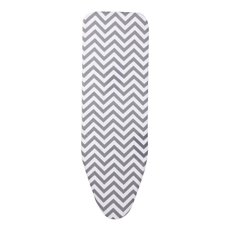 

Promotion! 150X50cm Durable Reusable Flat Lightweight Heat Resistant Cotton Ironing Board Cover Felt Pad Household Printed Large серый