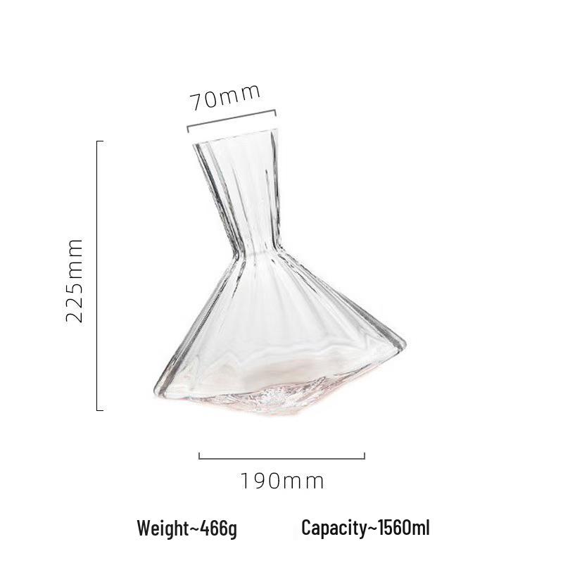 Crystal Gyroscope Rotating Decanter - Creative Wobbly Tumbler Glass