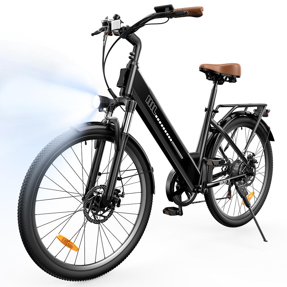 IScooter Ucitys Městské elektrické kolo pro dojíždění Unisex Motor 350W Baterie 36V13Ah Nosnost 120 KG Dojezd 88KM Městské E-kolo