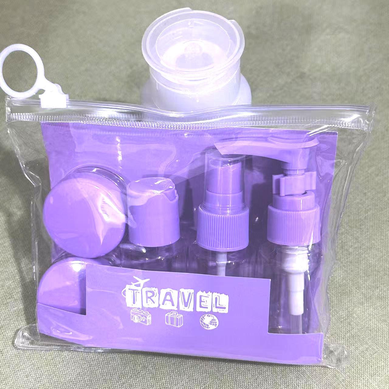 

Набор дорожных бутылочек 6 шт. Герметичные контейнеры многоразового использования с дозатором для косметики, лосьона, крема, жидкости, туалетных принадлежностей для хранения