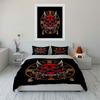 Samurai Demon Art Decor Set Soft Comfortable Duvet Cover Bedding Set Included 1*Duvet Cover & 2*Pillowcases, Gift