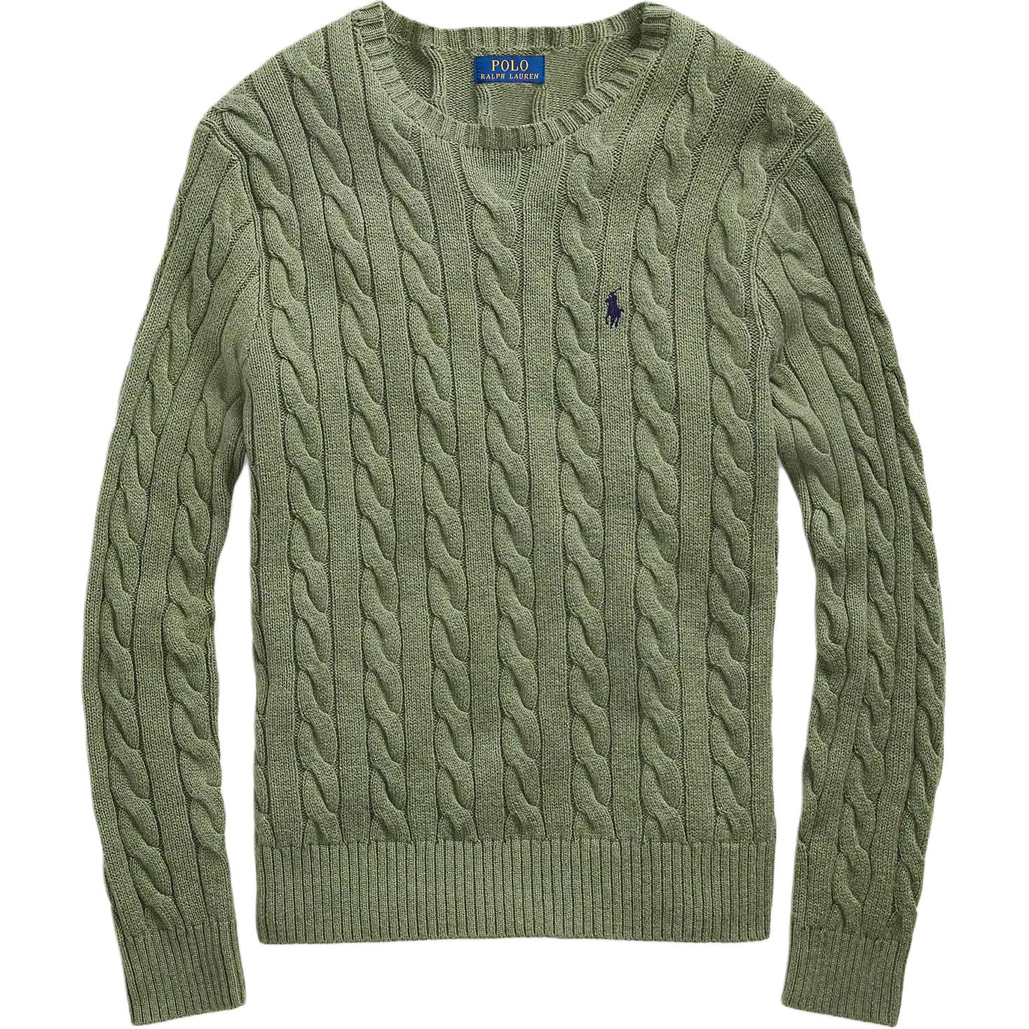 

Polo Ralph Lauren Crew Neck Cable Knit Sweater Men sweater 710918998-011 L