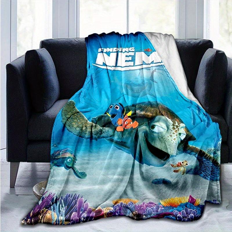 1pc Finding Nemo Printing Blanket - Soft, All-Season Throw for Living Room, Bedroom,Personalized Gift with Adorable Cartoon Design