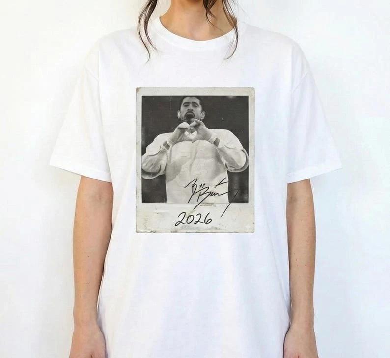 

Iconic Benito DtMF Graphic Y2K Aesthetic Fan Oversized Polaroid Music T-Shirt XL