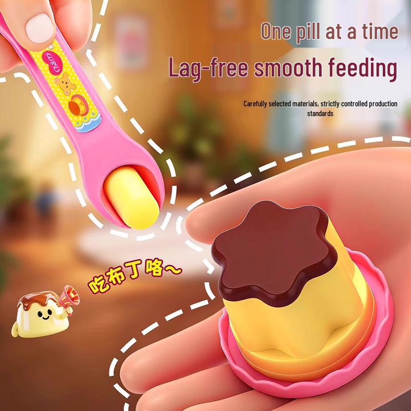 Strawberry Jelly Pudding Feeding Toy Set for Pretend Play - Popular Kids' Toy