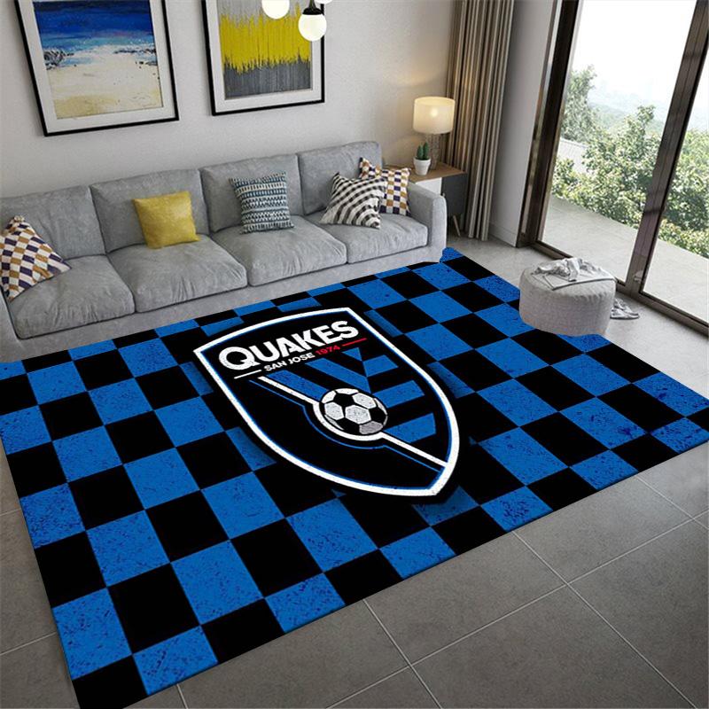 San Jose Earthquakes Carpet Rug for Living Room Bedroom Home Sofa Decoration,Kids Play Non-slip Floor Mat