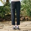 CHALLENGER Women'S Single-Pleat Semi-Baggy Cargo Pants Black
