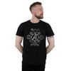 Marvel Menn Avengers Infinity War Distressed Metal Icons T-skjorte