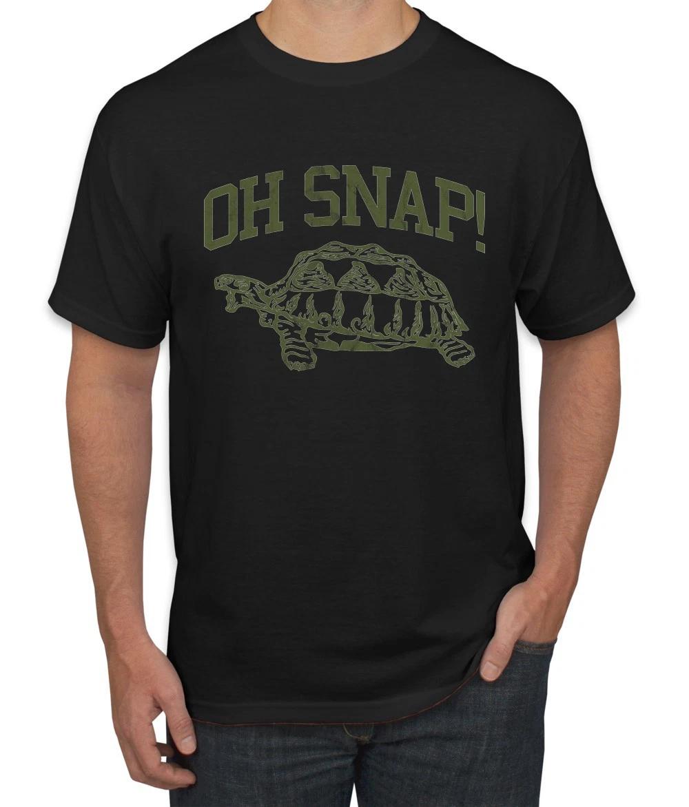 Oh Snap! Funny Animal Pun Turtle Men s T- Shirt 3XL