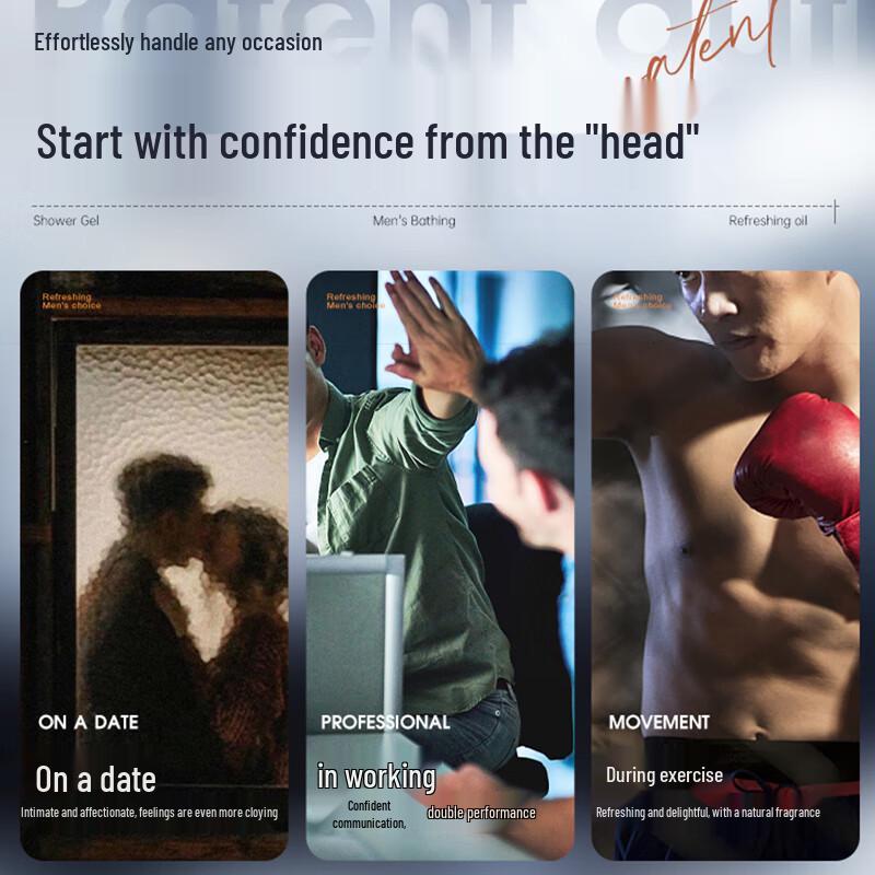 SEEDONVEUR Men's Long-Lasting Cologne Scented Hair & Body Care Series