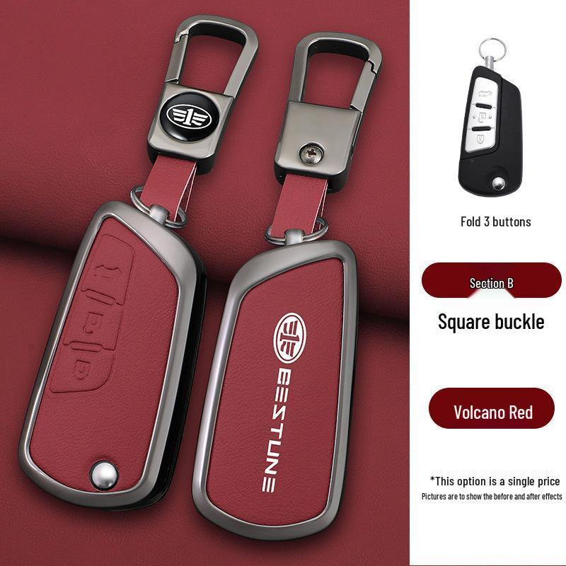 13-18 FAW Besturn X80 Smart Folding Key Cover with Metal Shell