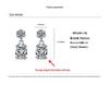 Moissanite Love Egg-Shaped Silver Diamond Earrings S925
