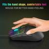 6 Button RGBs Illuminates Corded Mouse 3600DPI Precisions Tracking For Gaming Office Use With AntiSlip Scroll Wheel