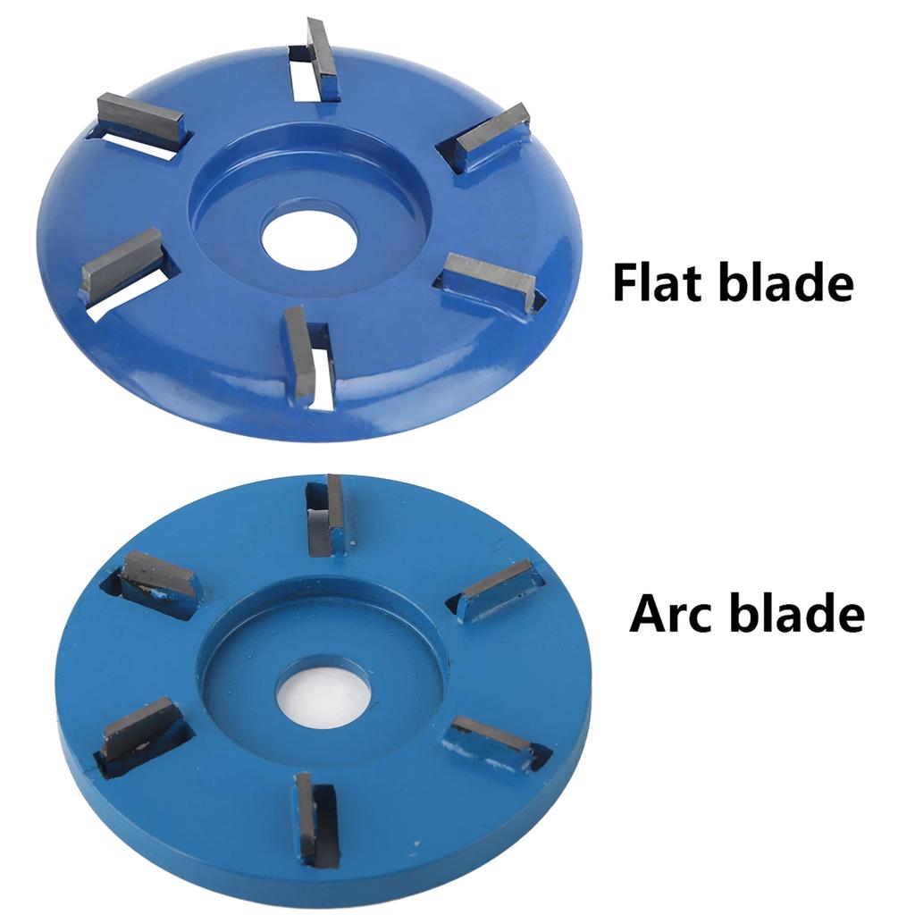 6-Teeth Steel Wood Carving Disc - Angle Grinder Milling Cutter (Durable, Precision-Cut Woodworking Tool)