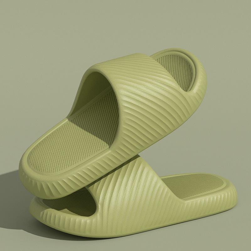 Slippers women's summer home indoor non-slip deodorant silent bath thick bottom outside wear cool slippers