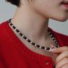 Gemade Milky Black Necklace #N066