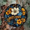 Retro Welcome Sign Metal Art Home Bar Cafe Decor