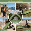Camping Sleeping Pad, Backpacking Sleeping Pad With Built-In Pillow And Foot Pump, 4in Thick Compact Inflatable Camping Air Mattress For Hiking