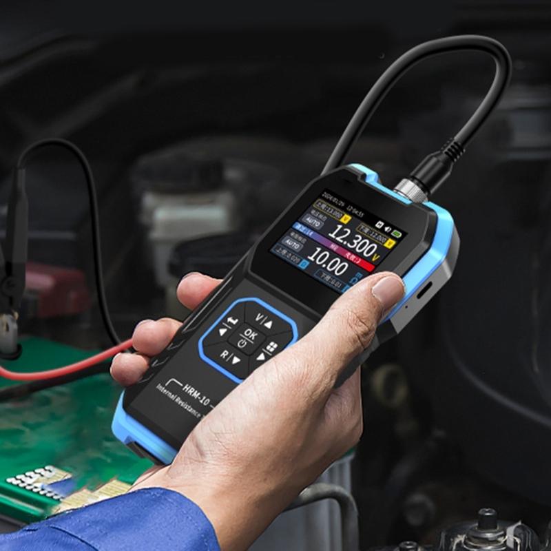 Easy Carry Battery Capacitor Tester with Large Screen Display Resistance for Accurate Voltages & Resistance Measurement