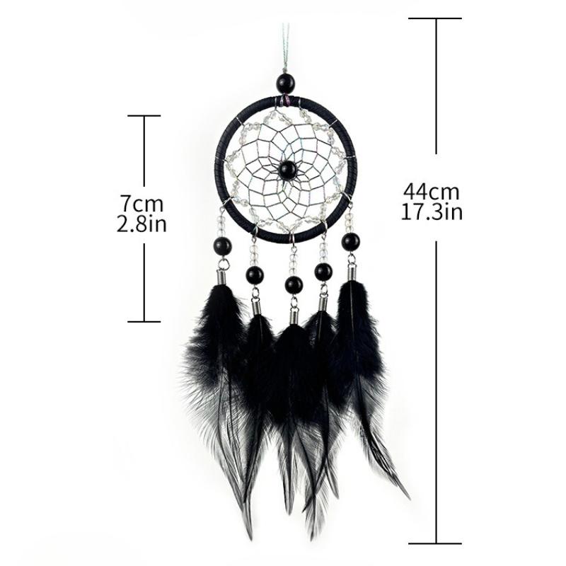 Feather Dreamcatcher Home Decor Hanging Ornament Handcrafted Car Accessory