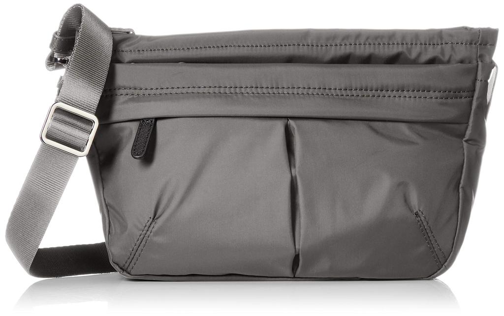 Nylon Taffeta Pochette Dark Gray [Isaac] Y62-01-01 Women's