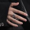 Adjustable 925 Sterling Silver Angel Wings Ring - High-End Internet Celebrity Jewelry