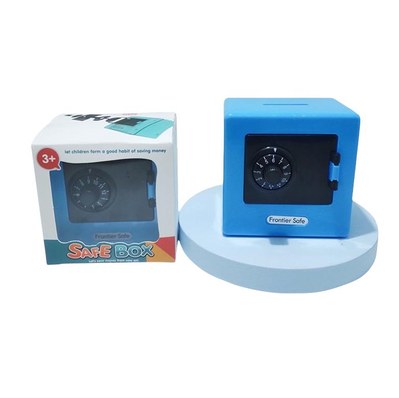 

Мини-банк Копилка Ретро Банкомат Вращающийся Пароль Наличные Монеты Сохранение Ящик Банковский Сейф Автоматический Депозит Банкноты Рождественский Подарок синий