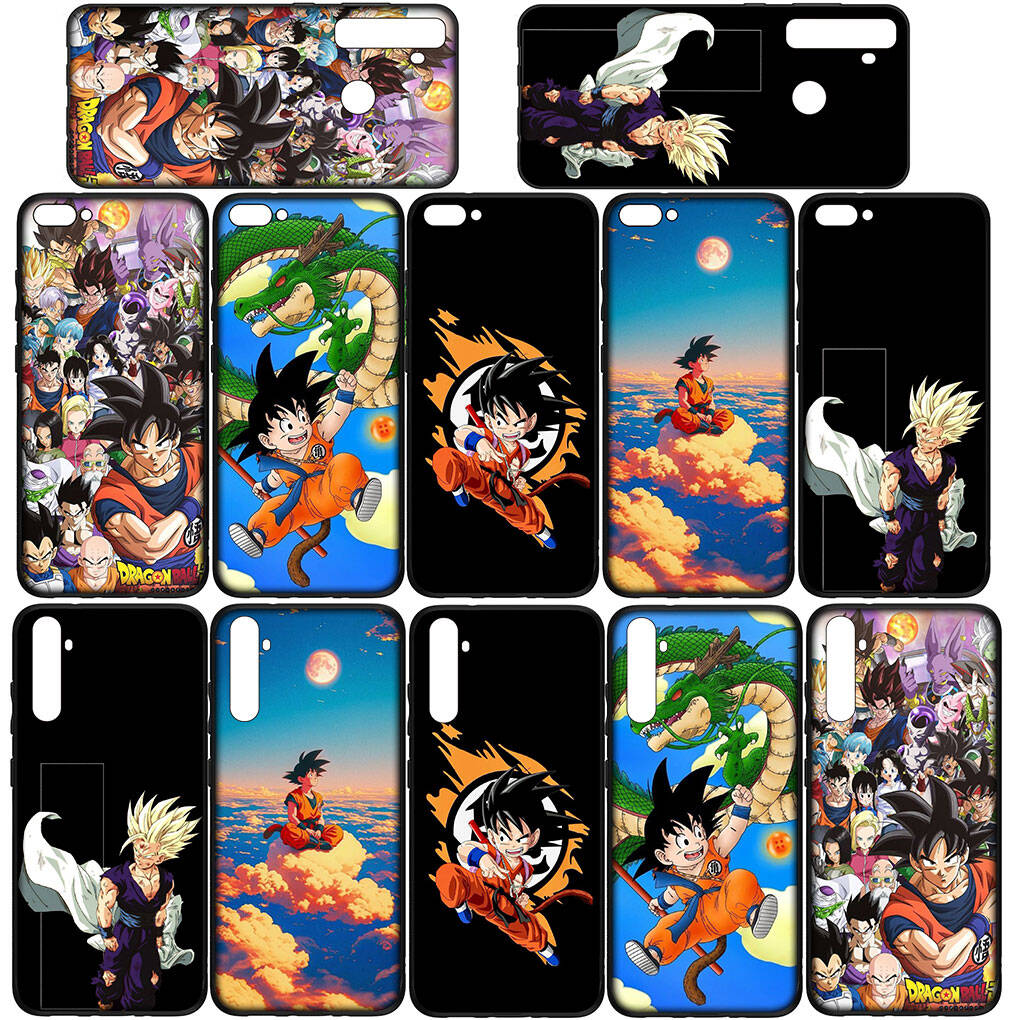 IPhone 17 15 16 Plus X Redmi Note 14 12 11 13 Pro Max Huawei P30 P20 Lite OPPO A60 A40 A80 A54 için Telefon Kılıfı Funda Ejderha Son Gokus Ball Gohan Kapak