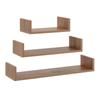 Wall Hanging Shelves - 3 Pieces - No. 23 White