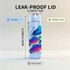 1PC Vibrant Tropical Fish Ocean Print 750ml Color Plastic Sports Water Bottle Leakproof Flip Straw Lid Suitable for Sports Office Home Use