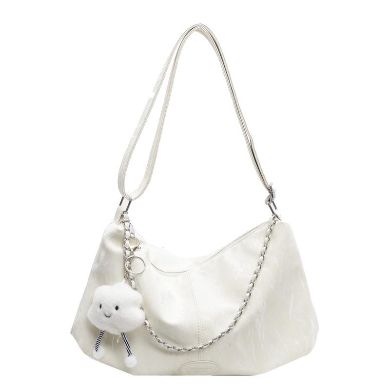 Urban Minimalist Large-Capacity Commuter Shoulder Bag for College Students - High-Quality Crossbody Bag