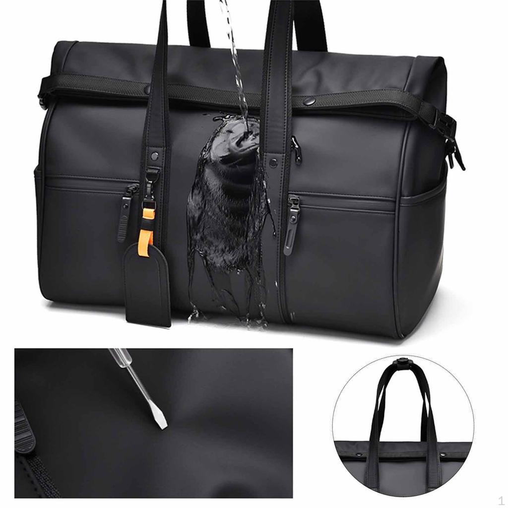 Geschäftsreise Gepäckaufbewahrungstasche Herren Pendler Handtasche Tragbar Modern PU Reise Schultertasche