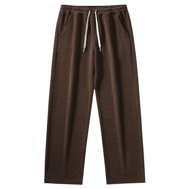 Κοτλέ Βελούδινο Μακρύ Παντελόνι Casual Παντελόνι για Ανδρικό Χειμερινό Ζεστό και Χοντρό Ανδρικό Υγειονομικό Παντελόνι