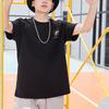 Li-Ning Badfive Tactical Round Neck Loose Short Sleeve Drop Shoulder T-Shirt Men Tops Black AHSR121-2