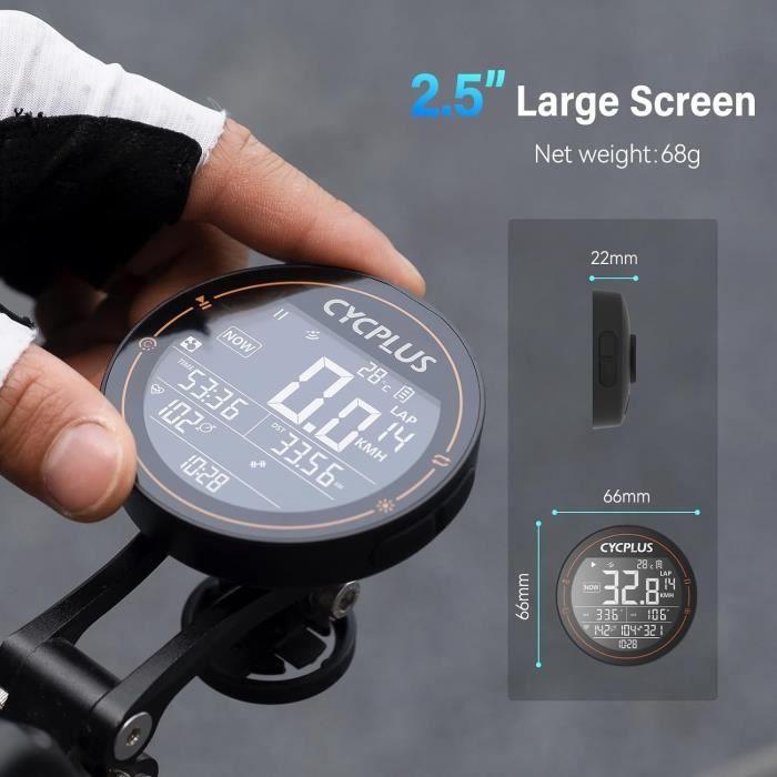 GPS Bike Computer - Cycplus - M2 - Waterproof Ipx6 - Bluetooth 5.0 - Ant+