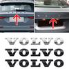 Car ABS 3D Letter Sticker Trunk Logo Sticker For Volvo XC60 XC90 S60 S80 S60L V40 V60 T5 T6 AWD Car Styling Accessories