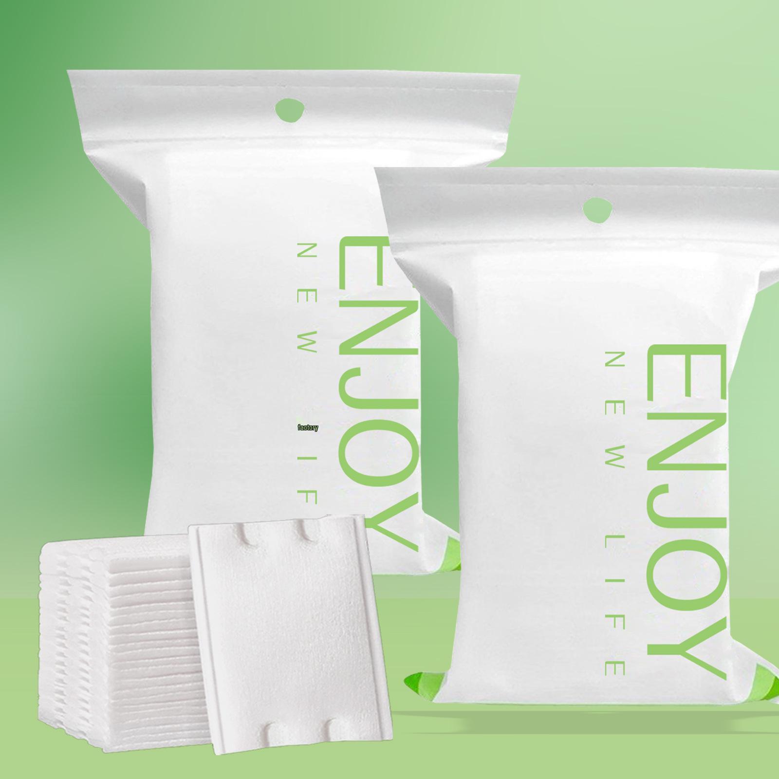 

Portable Thick Cotton Makeup Remover Pads, 50 Count